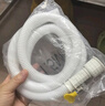 水管软管延长管接水软管自来水加长塑料管子排水管接水龙头出水管 塑料软管-1.5m-1根【带卡箍】 实拍图