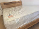 源氏木语全实木床北欧风小户型卧室家具橡木床现代简约主卧1.5m1.8m双人床 原木色低铺夜光床斜靠版【橡木】 1800mm*2000mm  框架结构 实拍图
