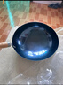 章丘铁锅正宗手工锻打铁锅无涂层物理不粘锅炒锅老式家用炒菜锅厨具轻音 标准版古法烤蓝(已干烧） 30cm 实拍图