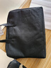 得力(deli)加宽立体办公手提袋/会议包/事务包/文件包/商务拉链袋电脑公文包男 黑色  实拍图