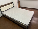 澹雅 床 实木床双人床软包床现代简约欧式轻奢储物主卧大床 床+10cm椰棕床垫 1.35m*2.0m 实拍图