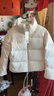 优衣库女装无缝羽绒短茄克/老爸评测外套夹克25秋冬478578 00 白色 M /160/84A 实拍图