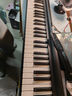 特伦斯电子琴88键折叠琴成人儿童初学电钢键盘教学乐器V10家用便携钢琴 典雅黑+原装琴包 实拍图