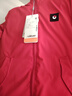 保姆鹅 儿童羽绒服宝宝双面羽绒服加厚小童短款耐污羽绒外套[NM2272] 中国红 130 实拍图