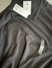 优衣库男装女装大师T AIRism棉混纺圆领T恤长袖25秋冬新款479781 09 黑色 M 实拍图