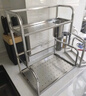 美厨（maxcook）厨房置物架 不锈钢二层刀架调料瓶砧板架橱柜筷子筒层架 MC2035 实拍图