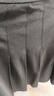 优衣库女装宽褶中裙/半身裙裙子25秋冬新款479916 08 深灰色 M /160/68A 实拍图