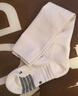 卡尔美（KELME）长筒足球袜防滑纱厚底高筒专业足球比赛训练精英运动袜 白色 S 实拍图