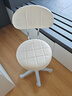 华恺之星凳子吧台椅家用可升降转椅旋转美容院凳前台滑轮圆凳BY651白靠背 实拍图