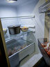 华凌美的冰箱出品223三门电冰箱节能低音三门三温三开门小型家用出租房优选冷冻冷藏小冰箱HR-223T 实拍图
