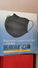 海氏海诺口罩独立包装一只一袋一次性医用外科口罩灭菌级黑色成人保暖50只 实拍图