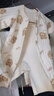 婧麒（JOYNCLEON）新生婴儿衣服秋冬季初生宝宝连体衣纯棉夹棉加厚哈衣爬服冬装 可爱熊 59cm 实拍图