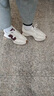 NEW BALANCE NB327官方休闲鞋女鞋秋冬复古增高鞋潮流百搭低帮轻便软底运动鞋 灰色/米白/酒红 WS327KA 38 (脚长24.5cm) 实拍图