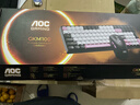 AOC GKM100无线蓝牙机械键盘鼠标套装三模 客制化热插拔轴 键盘电竞游戏专用电脑办公 蓝白紫青轴 实拍图