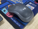 罗技（Logitech）M185鼠标 无线鼠标 办公鼠标 对称鼠标 黑色灰边 带无线2.4G接收器 实拍图