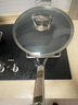 WMF德国福腾宝钛金刚不锈钢炒锅无涂层不粘锅家用平底锅电磁炉30cm 实拍图