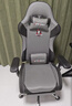 南皇电竞椅游戏椅子电脑椅人体工学椅可躺久坐舒服力学椅宿舍休闲办公 5代按摩款-科技布银月灰-4级气杆-搁脚-6D扶手乳胶坐垫 155-180度(含) 可旋转可升降扶手 -铝金脚 实拍图