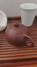 京东京造 宜兴紫砂壶手工【原矿紫泥】煮茶泡茶壶茶具 西施壶210ml礼盒装 实拍图