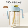 小土豆（potato）儿童水杯PP牛奶杯直饮吸管杯幼儿园开学2岁以上 330ml星芒蓝 实拍图