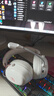 iKF V11 Pro7.1四模游戏耳机蓝牙无线头戴式7.1环绕音效有线电竞专用无畏契约fps听声辨位三角洲 粉白 实拍图