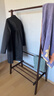 家逸衣架落地实木衣帽架卧室挂衣架可折叠衣架挂衣服架子门口置物架 实拍图