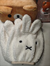 途尊秋冬毛绒可爱兔卷毛绒袖套女白色羽绒服护袖工作学习学生保暖套袖 米菲卷毛袖套【1双装】 实拍图