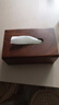 初心 胡桃木纸巾盒家用抽纸盒欧式客厅高级感简约纸抽盒实木质收纳盒 胡桃木纸巾盒(精巧款) 实拍图