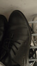 回力男鞋皮鞋冬季商务黑色正装鞋耐磨黑色增高加绒 气质黑-普通款 43 实拍图