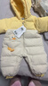 巴拉巴拉童装婴儿羽绒服连体衣宝宝2025新款冬装加厚保暖哈衣爬服萌趣造型 咖色小鸭子-白鸭绒 66 cm-充绒量66g 实拍图