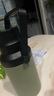 小米大肚保温杯 户外保温水壶 双饮保冷杯  316L便携水杯 橄榄绿 1L 实拍图