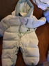 巴拉巴拉童装婴儿连体衣轻薄羽绒服宝宝衣服2025冬装抱衣爬服男童女童萌趣 蓝色小熊-白鸭绒 73 cm-充绒量37g 实拍图