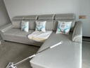 创繁现代可拆洗布艺沙发简约客厅小户型免洗科技布沙发组合家具 四人位2.75M+左右互换贵妃 高密度海绵座包/麻布 实拍图