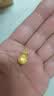 中国黄金（CHINA GOLD）福袋黄金项链女钱袋子足金吊坠生日礼物送女朋友老婆 （金重约2.6g）配足金链 实拍图