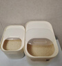 纳份爱家用米桶食品级米缸米箱2024新款防虫防潮大容量米面粉收纳盒 【滑盖款】奶油白-10斤装 实拍图