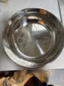 【不锈钢】和面盆厨房烘焙家用火锅盆洗菜打蛋汤锅盆醒面盆料理盆 32cm【热卖款】不锈钢 和面盆 实拍图