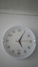 挂钟挂表墙钟客厅新款数字北欧中式简约百搭田园家居畅销时钟钟表 白色 实拍图