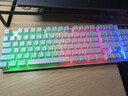 银雕(YINDIAO) KM500有线发光键盘鼠标 机械手感游戏电竞笔记本台式电脑外设 薄膜键鼠套装 白蓝 实拍图