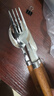 京东京造 勺子 刀叉汤勺水果叉西餐牛排不锈钢【乌檀木柄】三件套 实拍图