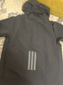 adidas拒水防风休闲连帽夹克外套男女秋季新款阿迪达斯官方轻运动 黑色   XL   实拍图