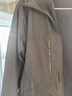 安踏王一博同款水壳冲锋衣男女硬壳户外登山服防泼水外套【Z哥同款】 【水壳3.0加绒】基础黑6601-5 L 实拍图