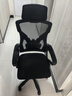 锦汐 电脑椅家用办公椅子靠背人体工学椅学习转椅老板座椅游戏电竞椅 【二代升级款】黑框黑网+乳胶 实拍图