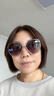 帕森（PARZIN）太阳镜女 时尚渐变色镂空镜框浅色眼镜 防晒开车驾驶墨镜 PZ8303 实拍图