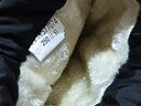 骆驼（CAMEL）雪地靴女简约厚底束带秋冬中筒保暖靴 L23W577074 黑色 40 实拍图