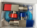 潜水艇（Submarine）F301/2黄铜加厚三角阀八字阀陶瓷阀芯红蓝标国标4分进出水1冷+1热 实拍图