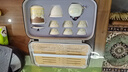 瓷牌茗茶具（cipaiming teaset）旅行茶具套装户外便携式陶瓷快客杯一壶四杯办公室功夫茶壶泡茶 白古茗1壶6杯+罐盘+旅行包+巾夹 实拍图