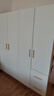 森普顿衣柜卧室平开门组合现代简易家用柜子收纳衣橱(可升级实木生态板) 四门衣柜（160*50*180cm） 实拍图