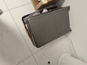 锐步（Reebok）行李箱PC拉杆箱多功能大容量旅行密码箱皮箱子英灰棕26英寸 实拍图