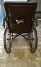 鱼跃(yuwell)手动轮椅车H059B老人半躺护理型带坐便椅餐板钢管可折叠 实拍图