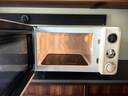 格兰仕（Galanz）复古微波炉 家用小型20L迷你 奶油风百搭复古 易清洁大平板 自动菜单 700瓦省电KAW0-SF2 实拍图