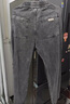 顶峰保罗（Dingfengbaoluo）美式水洗牛仔裤直筒冬季加绒潮牌大码宽松阔腿裤子男DS61黑L 实拍图